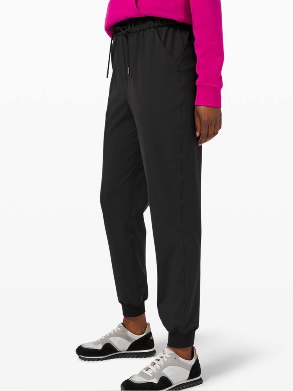 Lululemon Keep Moving Jogger Black Women’s Size 6 trackpants Athletic Casual - Picture 2 of 11